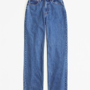 Abercrombie & Fitch Blue Straight Leg Jeans